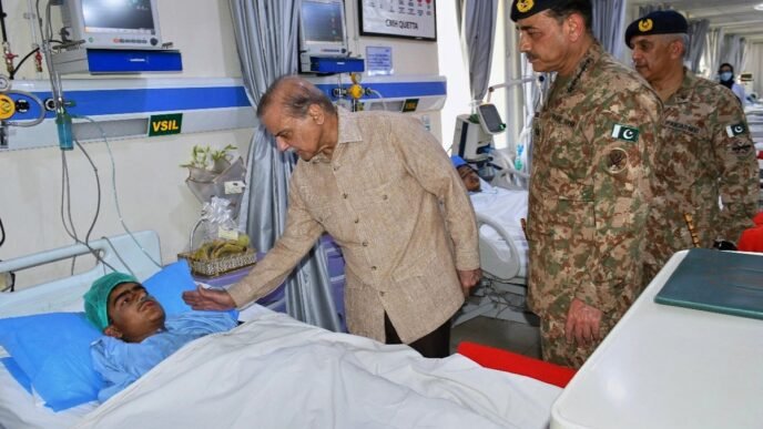 3 girls and 2 soldiers killed in Pakistan school bus bombing are buried