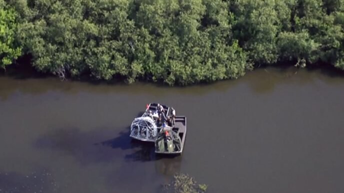 Alligator near Florida lake attacks and kills woman in small boat, authorities say
