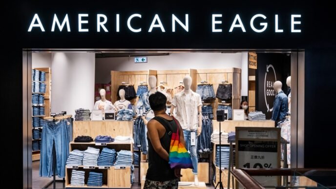 American Eagle shares plunge 17% after it withdraws guidance, writes off $75 million in inventory