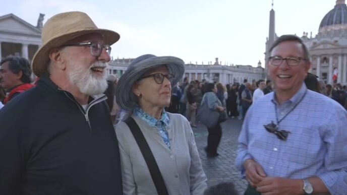 Americans visiting the Vatican react to Pope Leo XIV's election