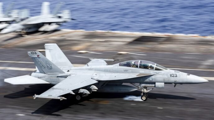 Another fighter jet lost at sea after falling off Harry S. Truman aircraft carrier