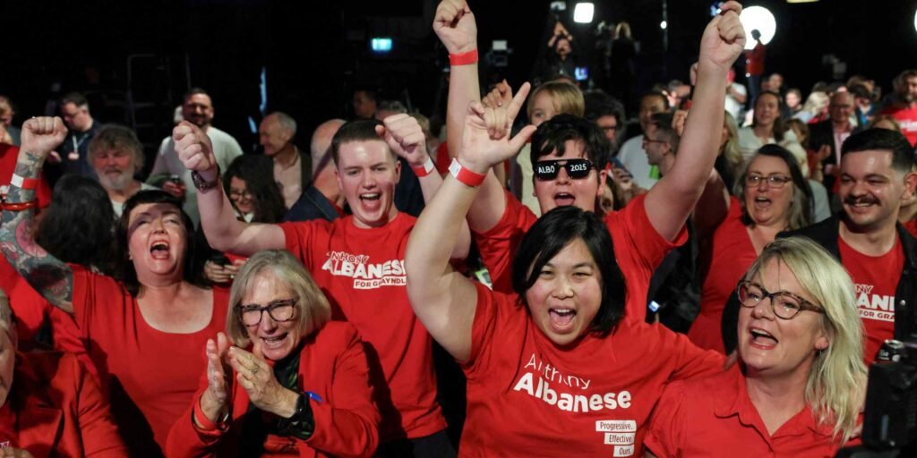 Australia's Labor Party triumphs in federal election, broadcaster says