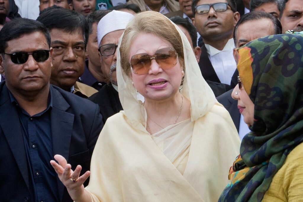 Bangladesh's ex-premier Khaleda Zia returns, adding pressure for elections