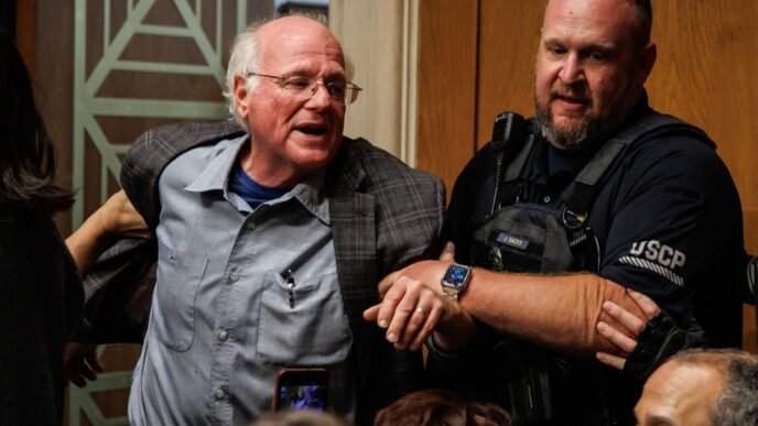 Ben & Jerry’s co-founder arrested after disrupting Senate hearing with pro-Gaza protest