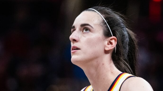 Caitlin Clark out for at least two weeks with quadriceps strain, team says