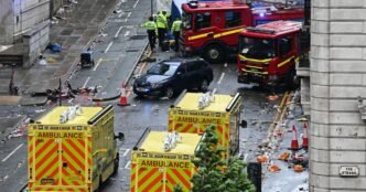 Car plows into parade in England, police say it's not act of terrorism