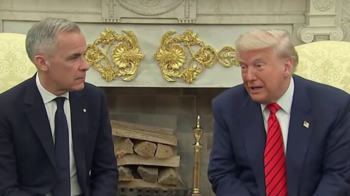 Carney tells Trump that Canada ‘won’t be for sale ever’