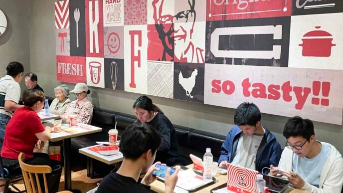 China consumer belt-tightening constrains KFC operator, Starbucks