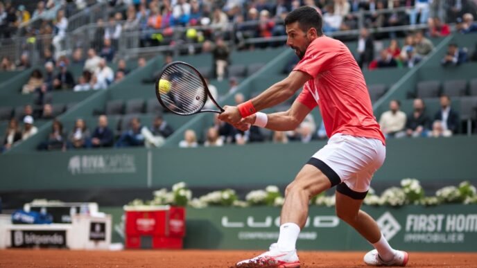 Djokovic celebrates 38th birthday with win over Arnaldi and smashed racket at Geneva Open