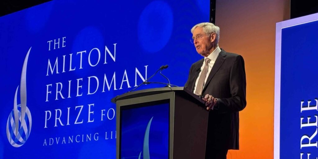 Donald Trump and Charles Koch: Divided on trade, aligned on foreign policy
