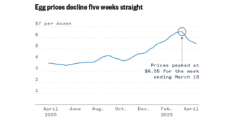 Egg prices decline, but grocery shoppers face coming uncertainty