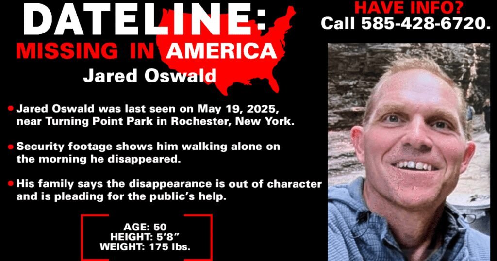 Family desperate for answers after New York man Jared Oswald's May disappearance