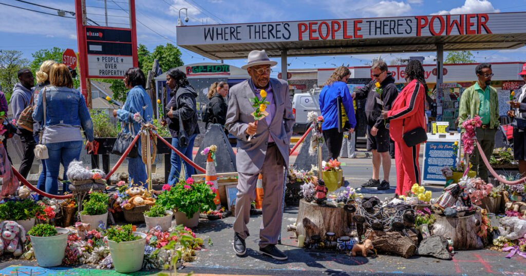 Five years later, the spot where George Floyd died is filled with memories but calm