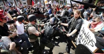 Hate groups in the U.S. decline but their influence grows, report shows