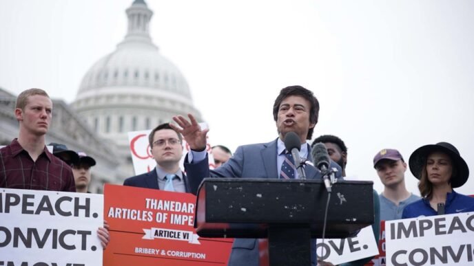 House Democrat to force Trump impeachment vote over objections of party leaders