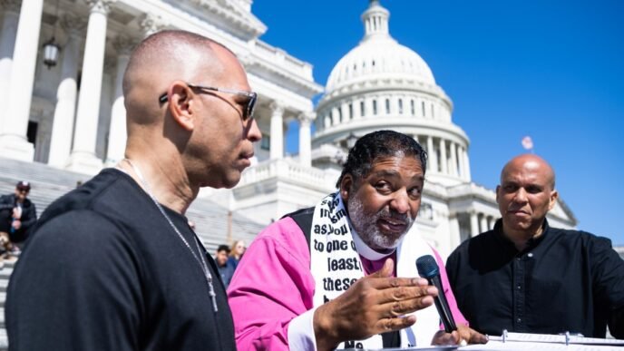 How William Barber’s latest prayer-protest led to his arrest at the Capitol