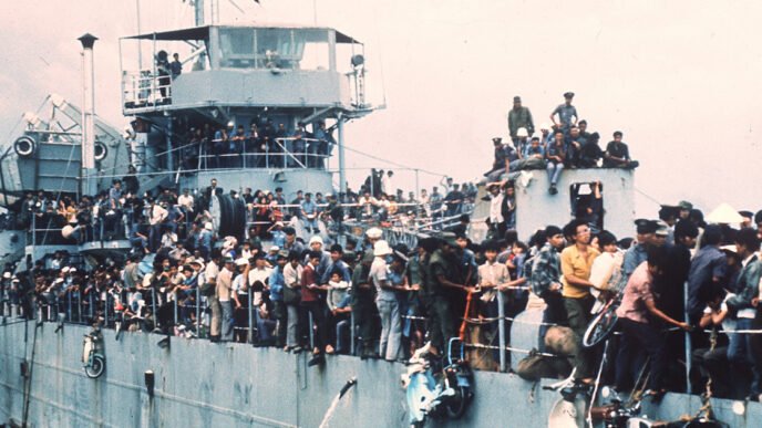 How the fall of Saigon fueled a refugee crisis that's still felt today