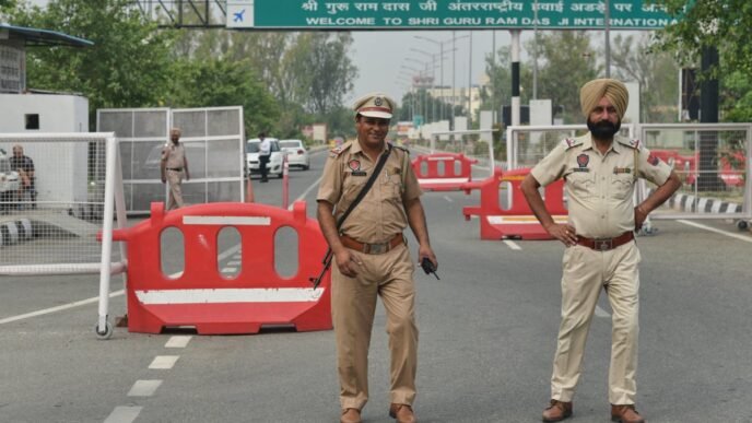 India suspends flight operations from several airports as tensions flare with Pakistan