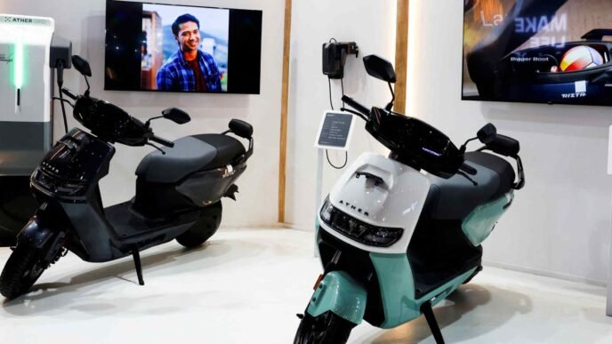 Indian e-scooter maker Ather's shares rise 2% in trading debut