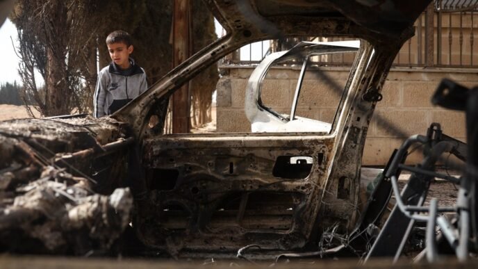 Israel attacks target near Syrian presidential palace, Netanyahu says