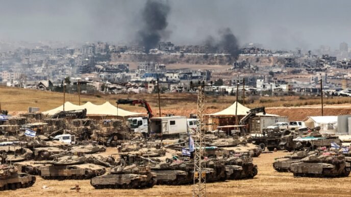 Israel launches major new offensive in Gaza after a wave of airstrikes kill hundreds