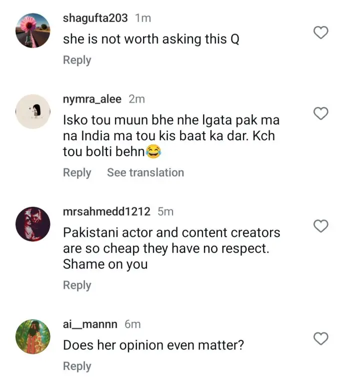 Jannat Mirza faces backlash for staying silent on Indo-Pak relation