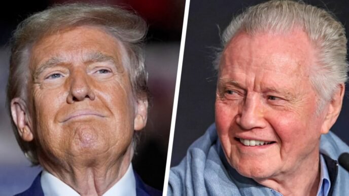 Jon Voight met with Trump before president proposed tariffs on foreign film productions
