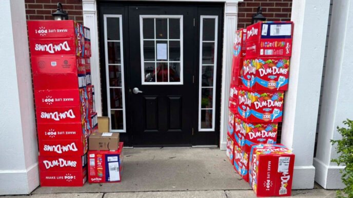 Kentucky boy uses mom's phone to order 70,000 Dum-Dum lollipops to share with his friends