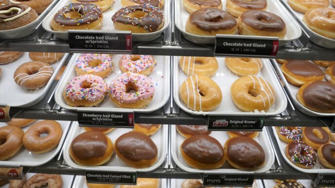 Krispy Kreme stock plunges after doughnut chain pauses McDonald's rollout, pulls outlook