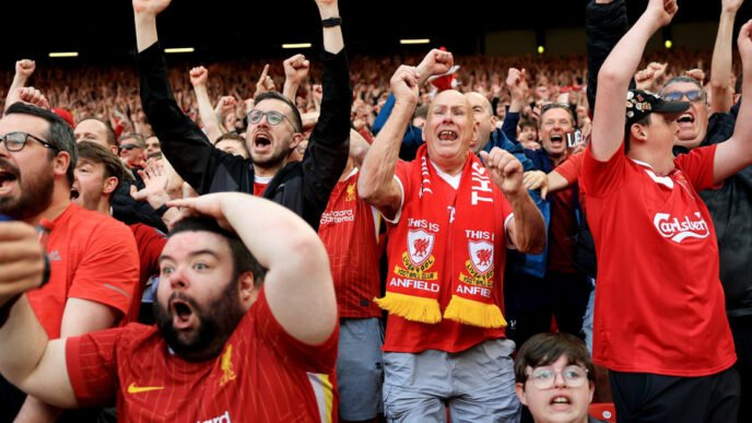 Liverpool soccer fans literally shook the earth as they celebrated English Premier League title win