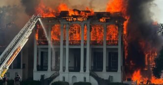 Louisiana's Nottoway Plantation burns, prompting a reckoning