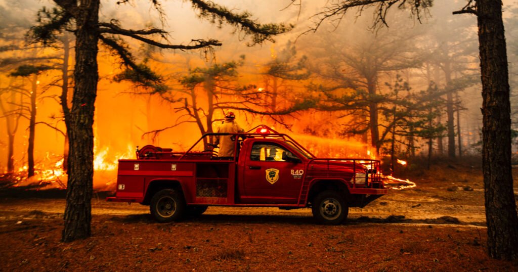 Man charged in New Jersey wildfire says he shouldn't be held responsible