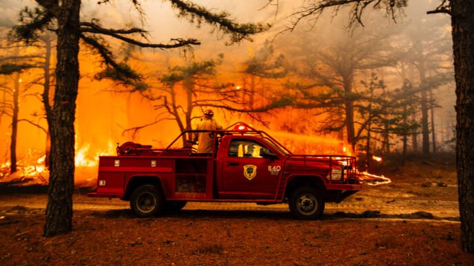 Man charged in New Jersey wildfire says he shouldn't be held responsible
