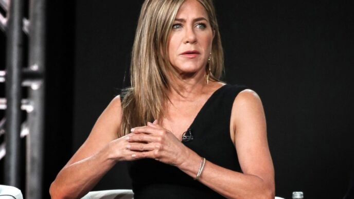 Man detained outside Jennifer Aniston's L.A. home after vehicle crashed into gate