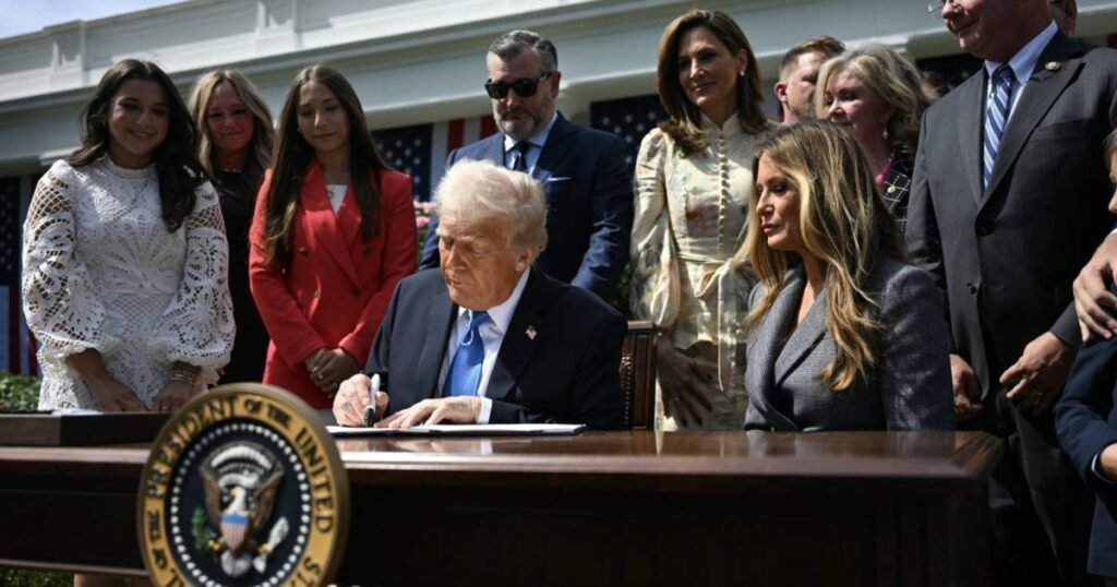 Melania Trump touts Take It Down Act at bill-signing ceremony