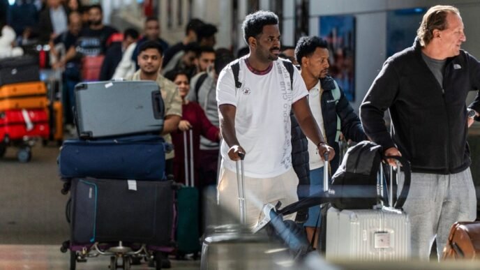 Newark Airport woes persist with ground delay and more than 80 cancellations