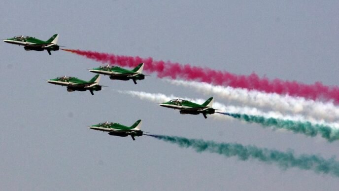 PAF’s spectacular fly-past marks thanksgiving ceremony