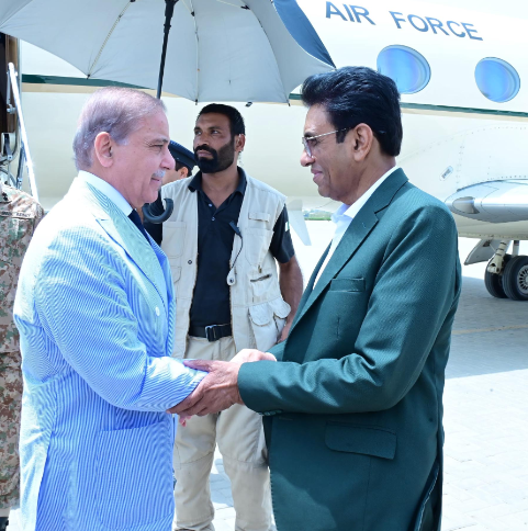 PM Shehbaz arrives in Karachi on day visit