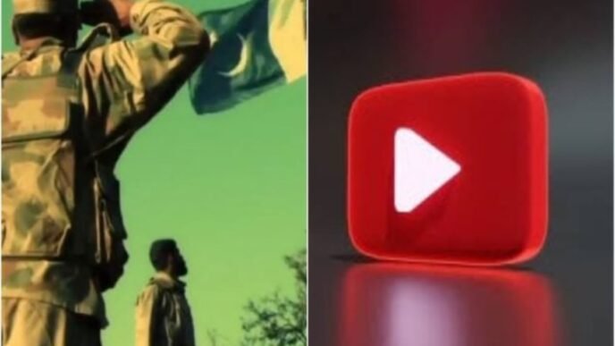 Pakistani national song aired on Indian YouTube channels