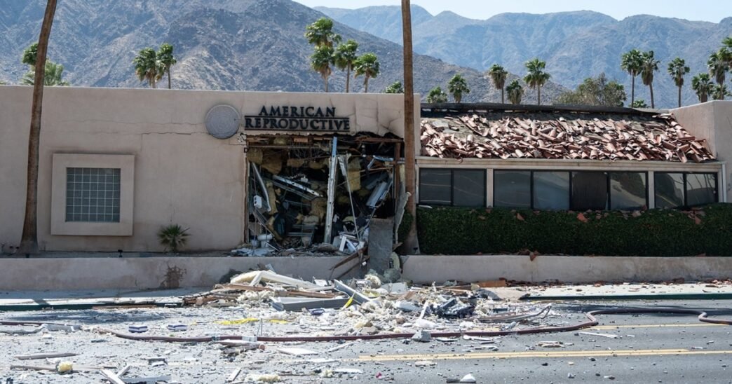 Palm Springs explosion near fertility clinic investigated as terror attack