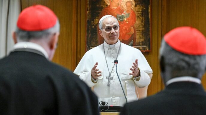 Pope Leo XIV says advancement of AI played a factor in his papal name selection