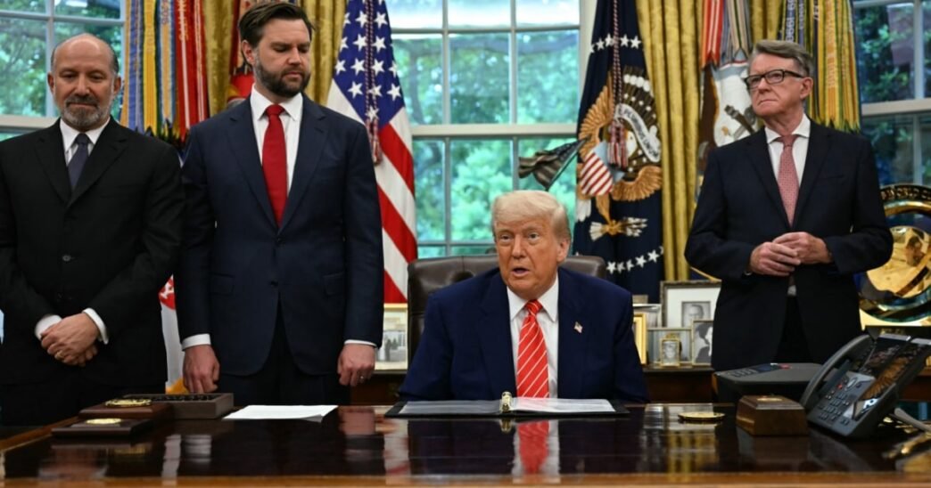 President Trump announces trade deal with UK