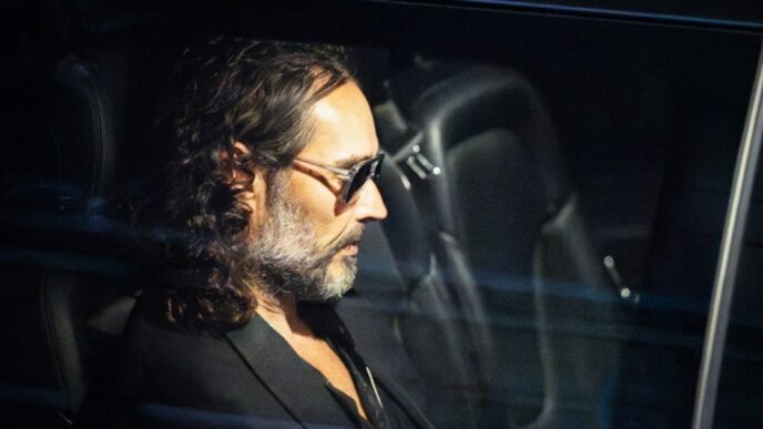 Russell Brand appears in a London court on rape and sexual assault charges