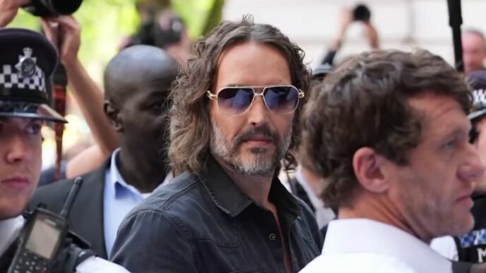 Russell Brand granted bail during first rape and sexual assault court hearing