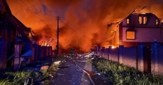 Russia hits Ukraine with massive aerial attack, killing at least 12