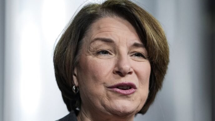 Sen. Amy Klobuchar says Democrats would've been 'better served by a primary' in the 2024 election