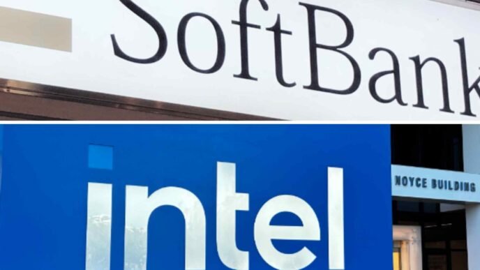 SoftBank, Intel work on AI memory chips that use half as much power