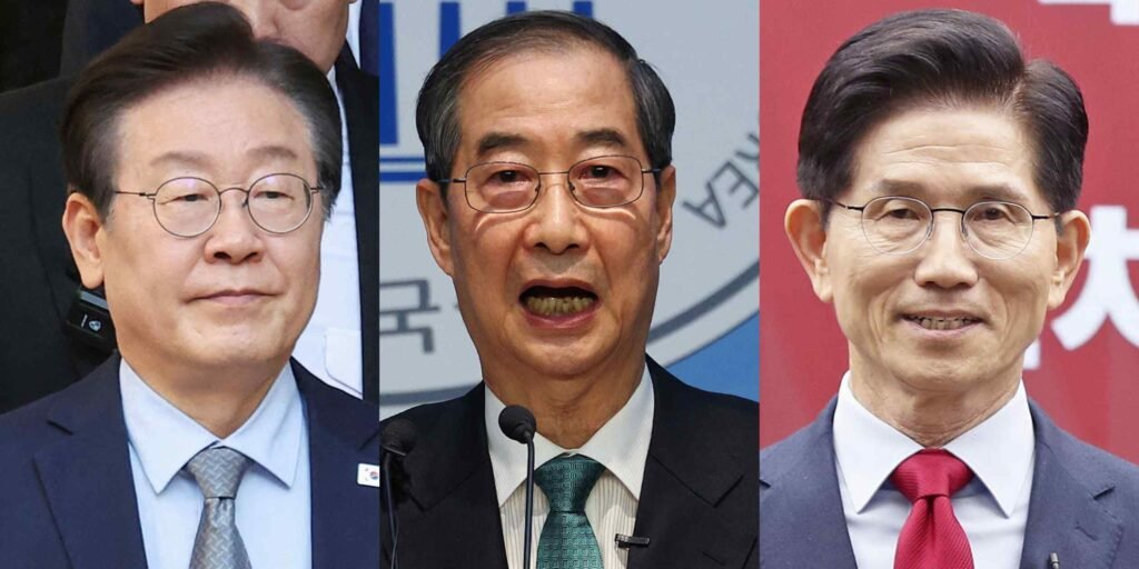 South Korea's ruling party selects Kim Moon-soo as presidential candidate
