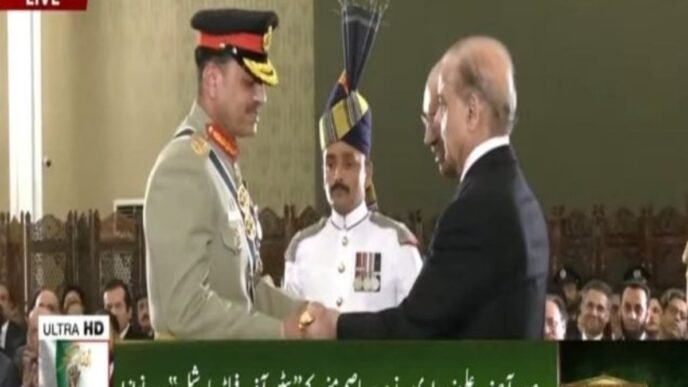 Syed Asim Munir Conferred With Field Marshal Baton