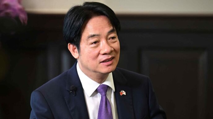 Taiwan's Lai urges 'non-red' supply chain to counter 'unfair' China trade